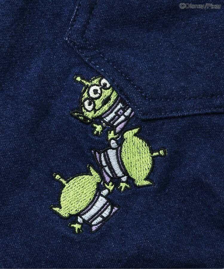 迪士尼角色/玩具總動員 刺繡九分束腳褲