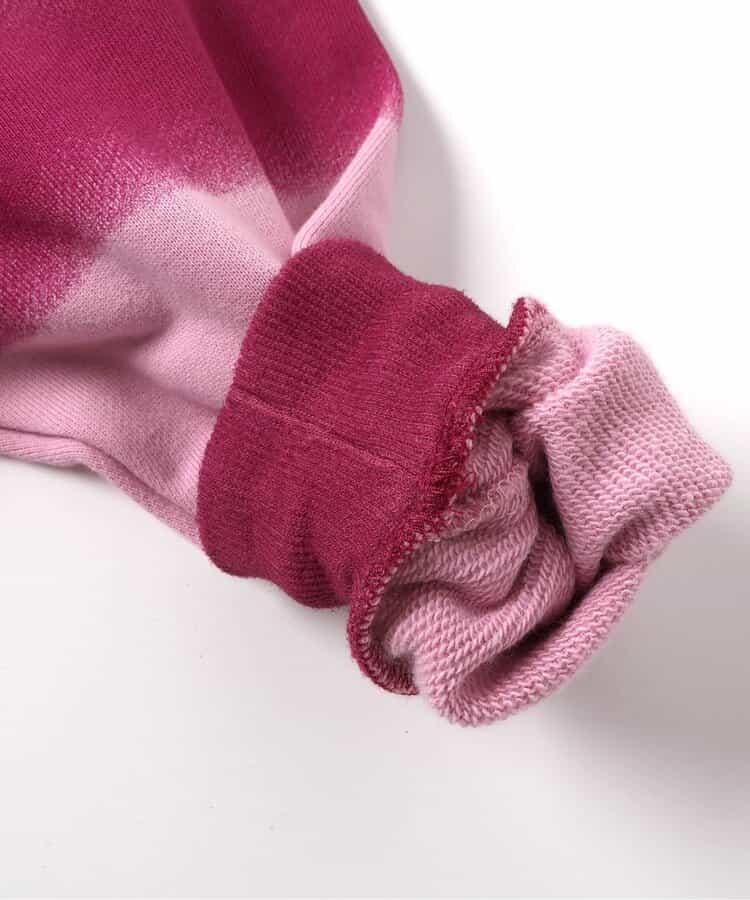 噴霧風格條紋衛衣