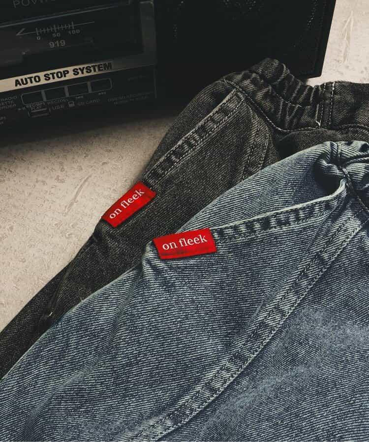 B NEWJACK 化學水洗牛仔褲 10分褲