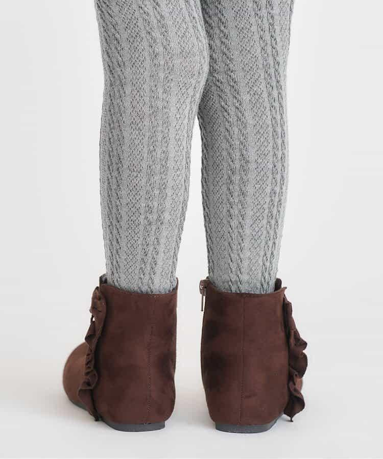 打底褲·荷葉邊短襪套裝