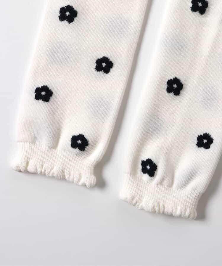 愛心花朵圖案打底褲