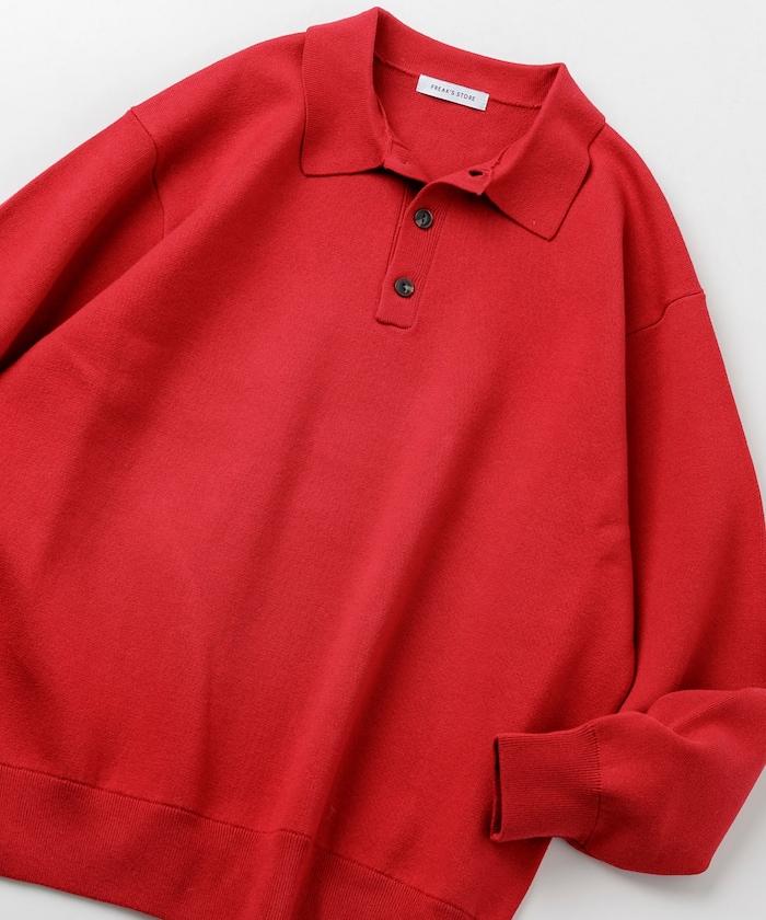 衛衣風格翻領針織衫