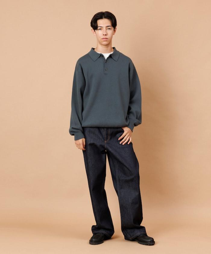 衛衣風格翻領針織衫