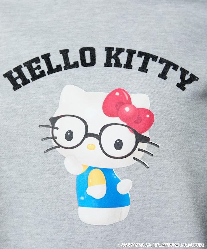 HELLO KITTY/《Hello Kitty》眼鏡 學院風衛衣