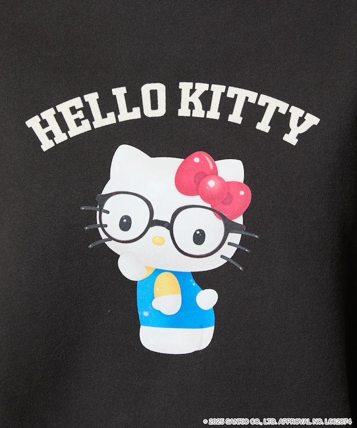 HELLO KITTY/《Hello Kitty》眼鏡 學院風衛衣