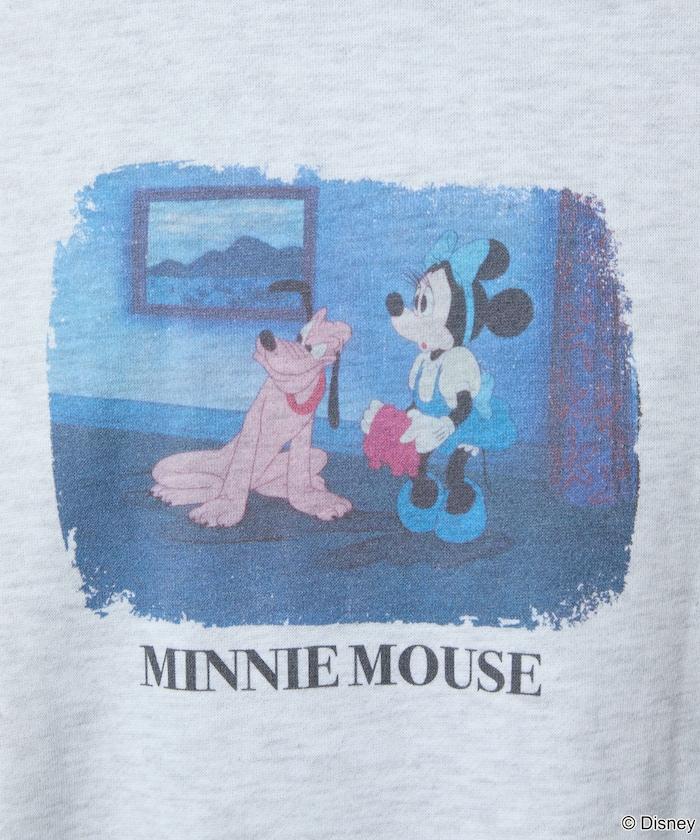 Minnie Mouse/米妮/照片印花圓領衛衣
