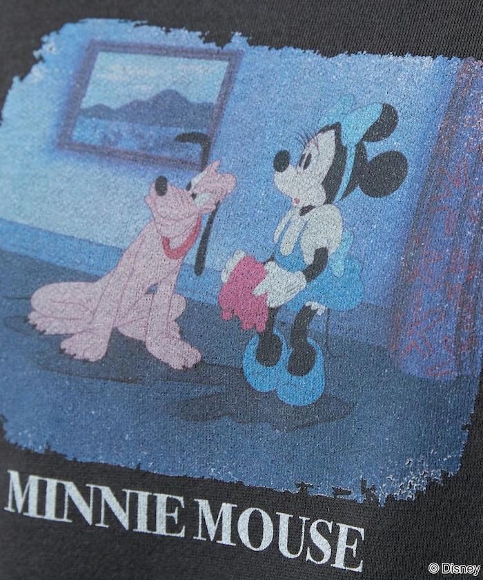 Minnie Mouse/米妮/照片印花圓領衛衣