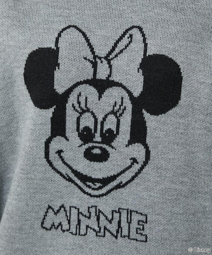 Minnie Mouse/米妮/雙面提花針織衫
