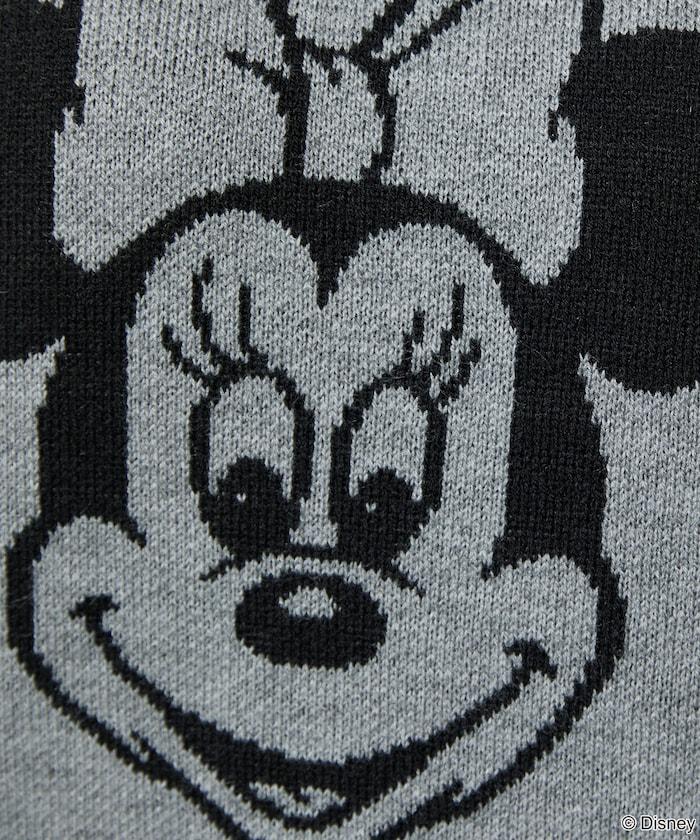 Minnie Mouse/米妮/雙面提花針織衫