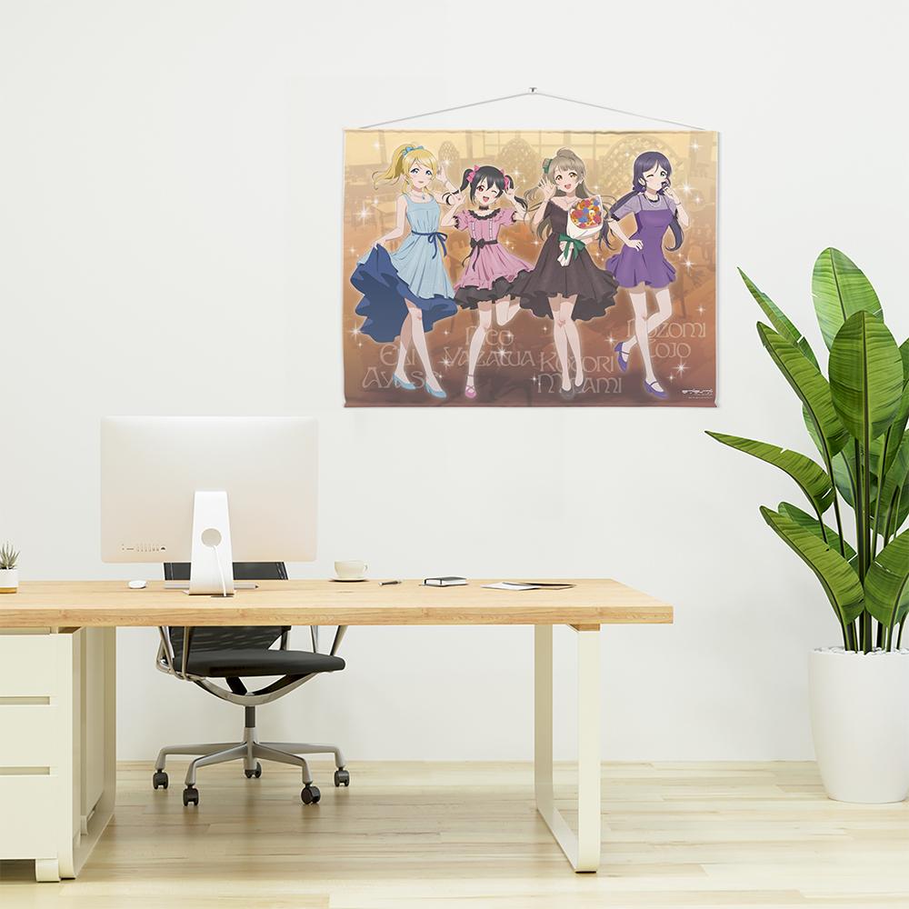 LoveLive!_小鳥&繪里&希&妮可 100cm掛毯 派對禮服2025版