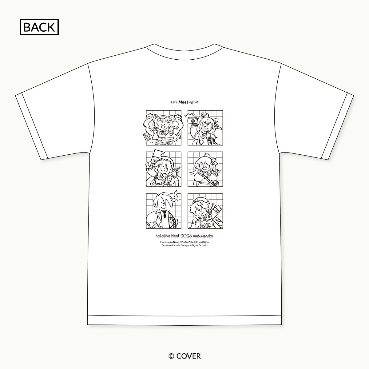《hololive》_尺碼XL_「hololive Meet 2025」Q版插畫T恤