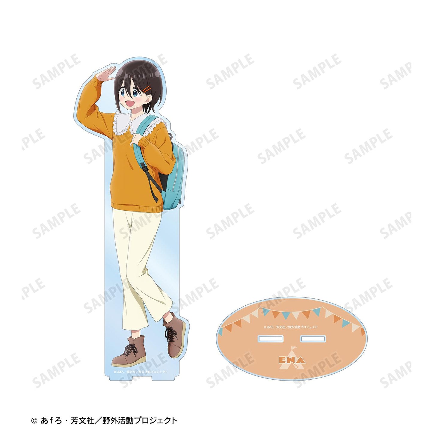《搖曳露營》 SEASON3_新繪 齋藤惠那 步行ver. 超大亞克力立牌