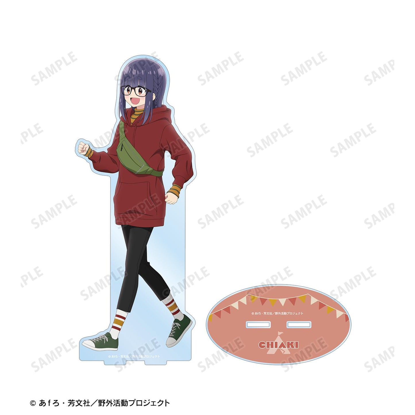 《搖曳露營》 SEASON3_新繪 大垣千明 步行ver. 超大亞克力立牌