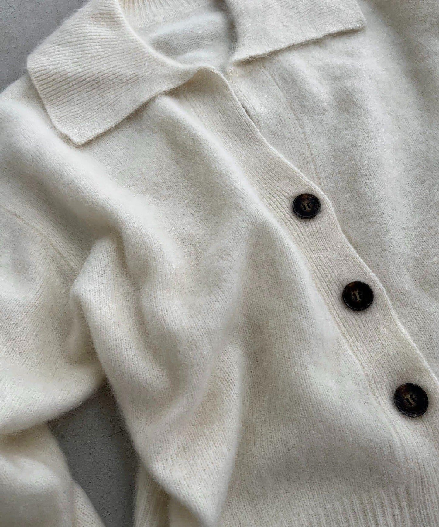 【優質穿著感】WOOL100仿貂絨開衫