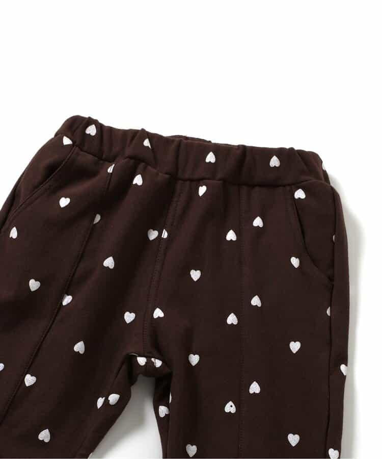 後背開口剪裁針織長褲 10分丈