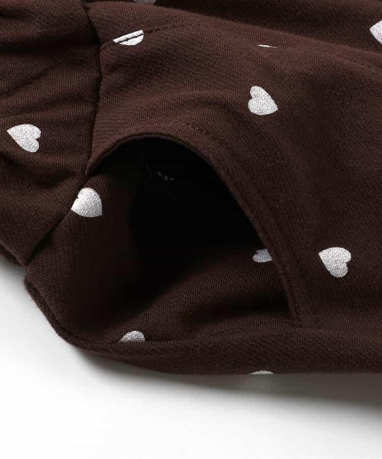 後背開口剪裁針織長褲 10分丈