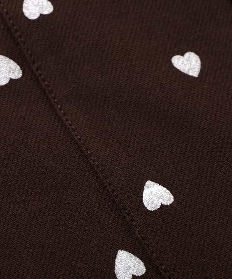 後背開口剪裁針織長褲 10分丈