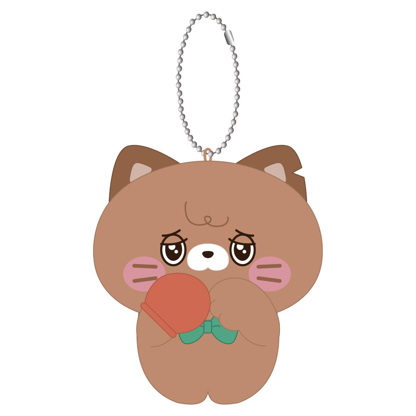 貓系傲嬌毛絨公仔鑰匙扣/ちゃたろ