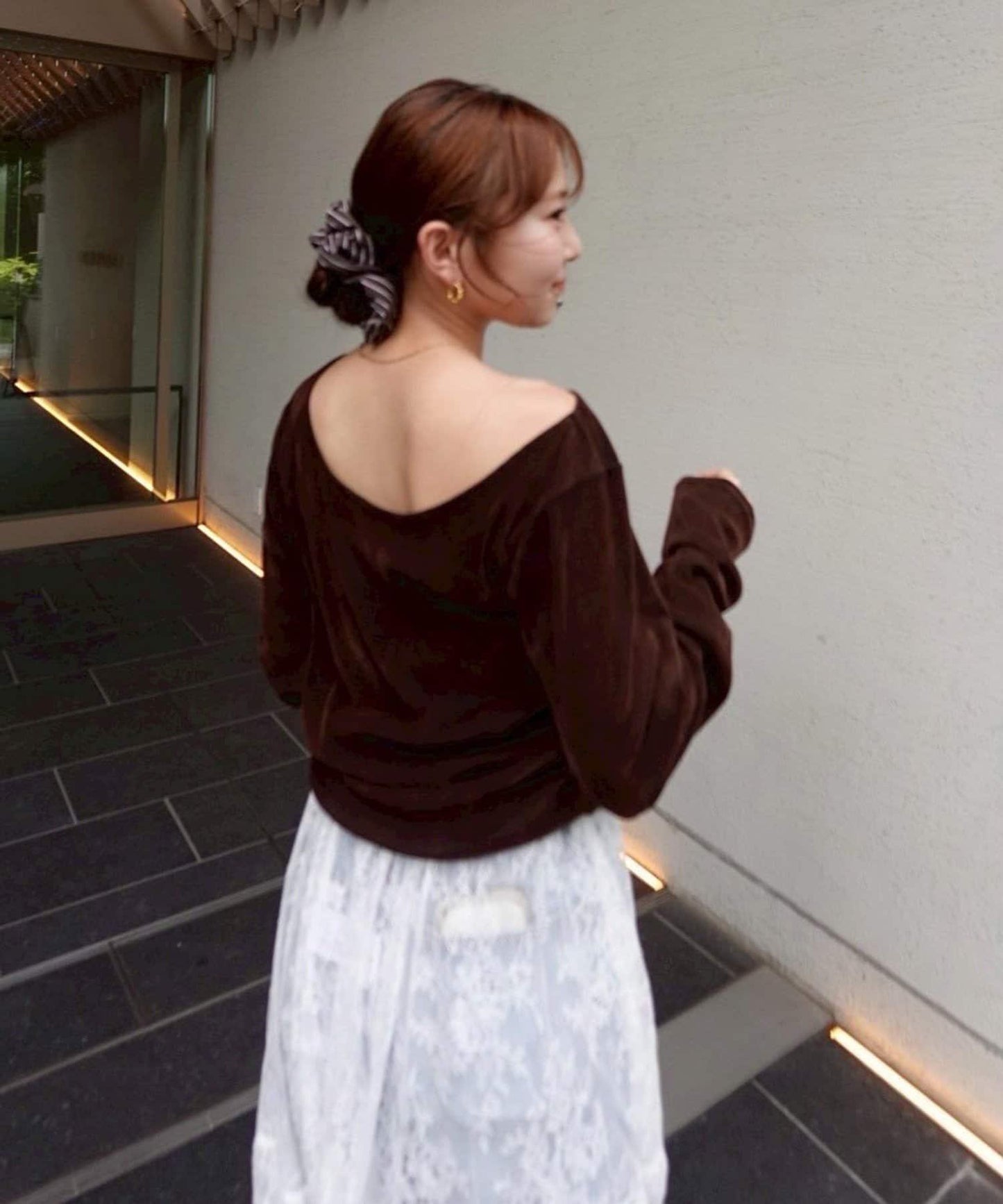 【@toitopoooo_____聯名】透視天鵝絨上衣