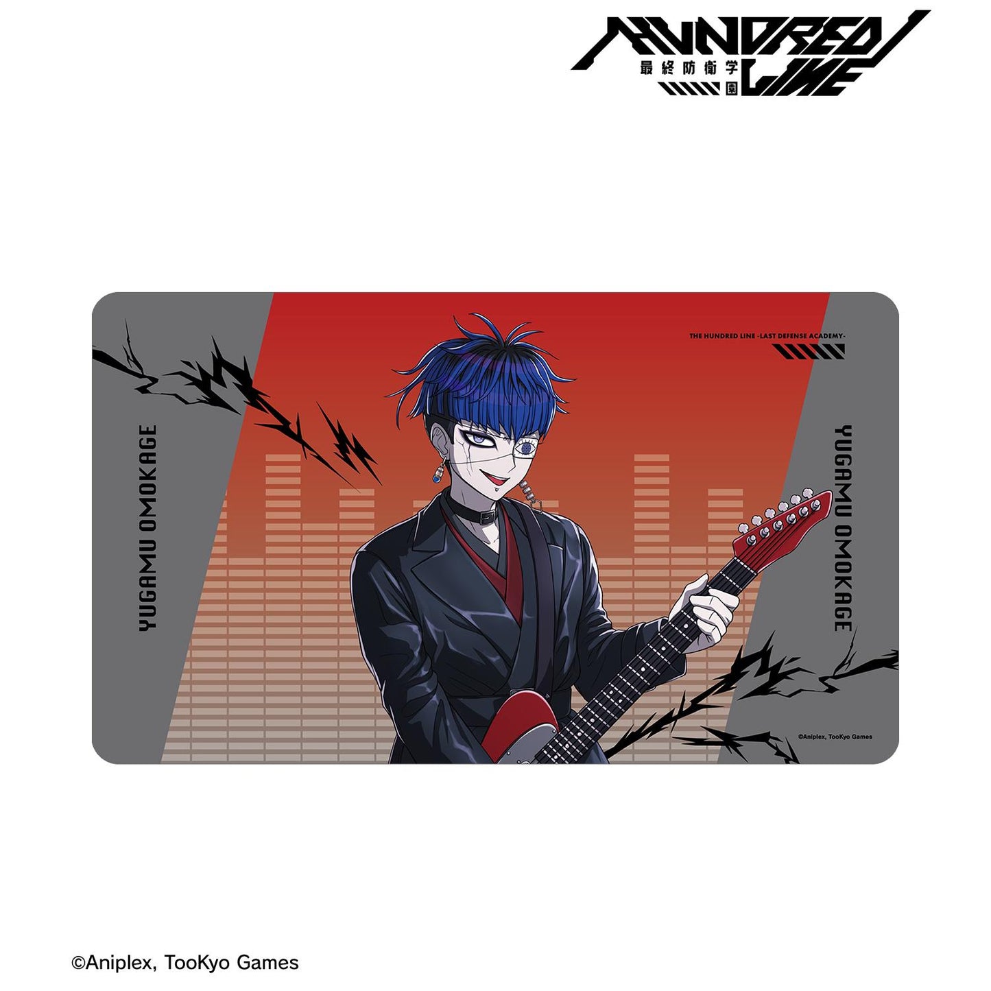 HUNDRED LINE -最終防衛學園- 描繪新作 面影歪 搖滾樂隊ver. 多功能桌墊