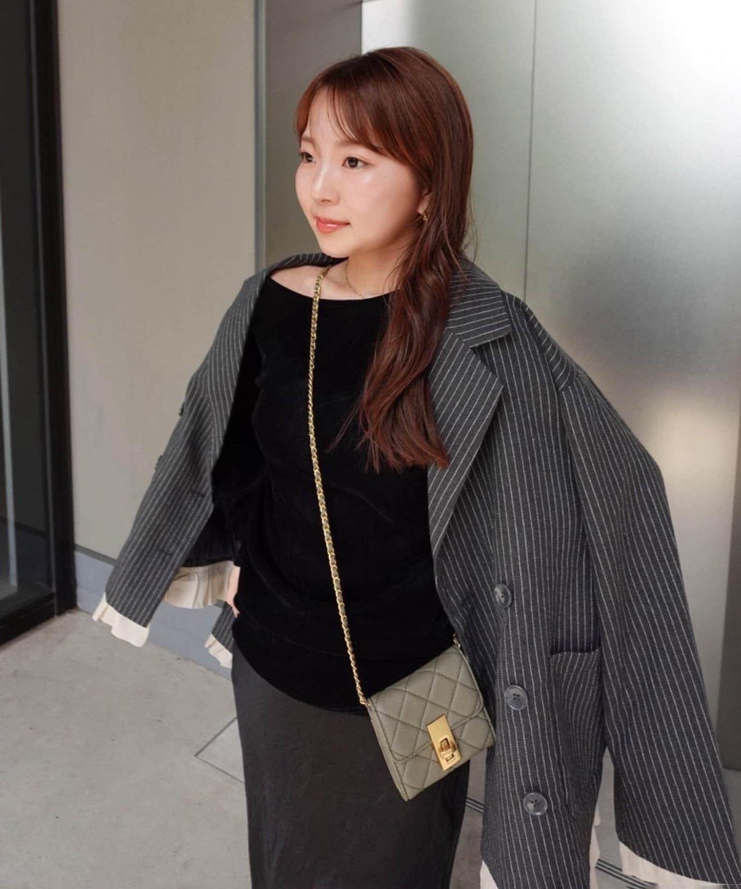 【@toitopoooo_____聯名】透視天鵝絨上衣