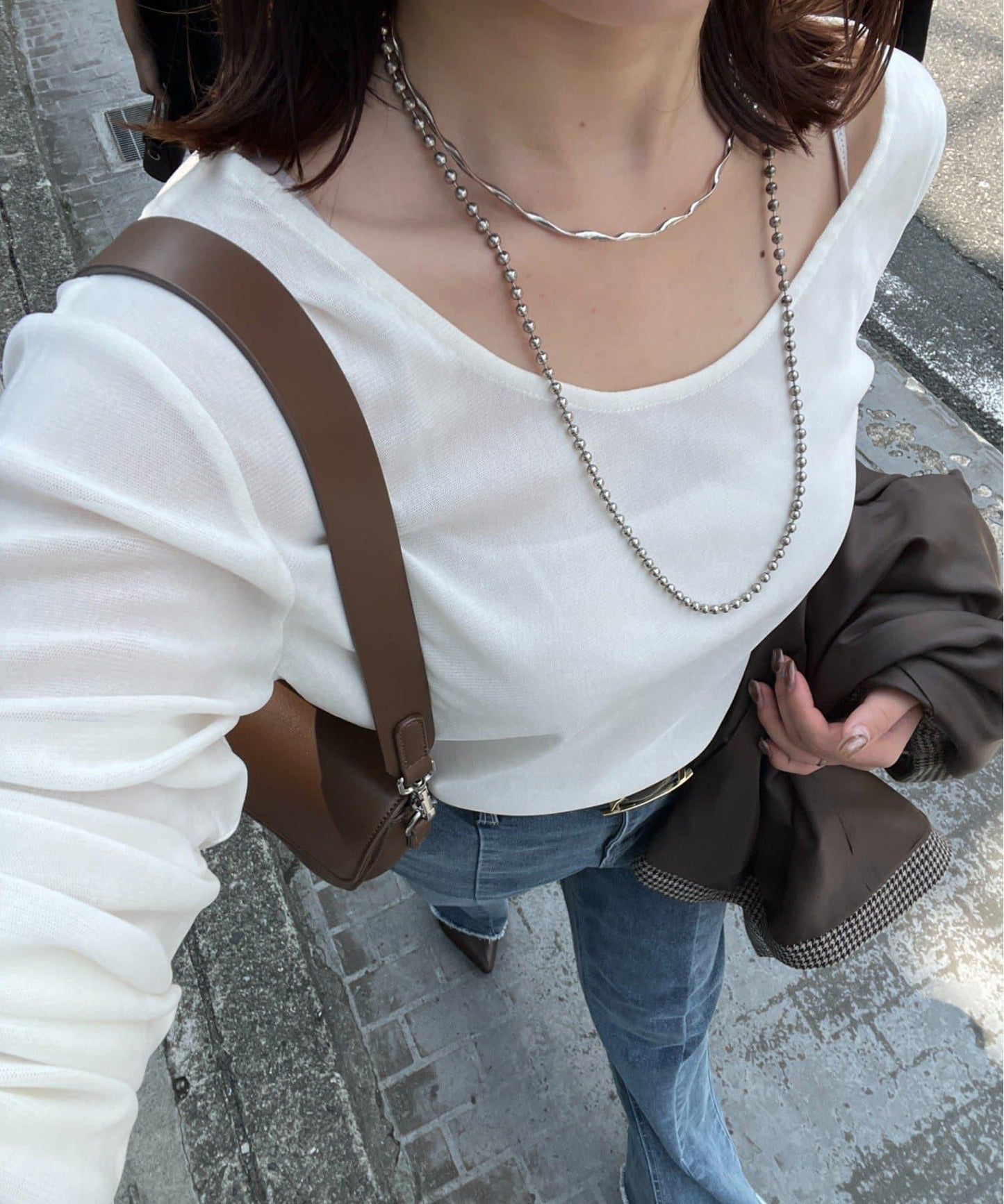 【@toitopoooo_____聯名】透視天鵝絨上衣