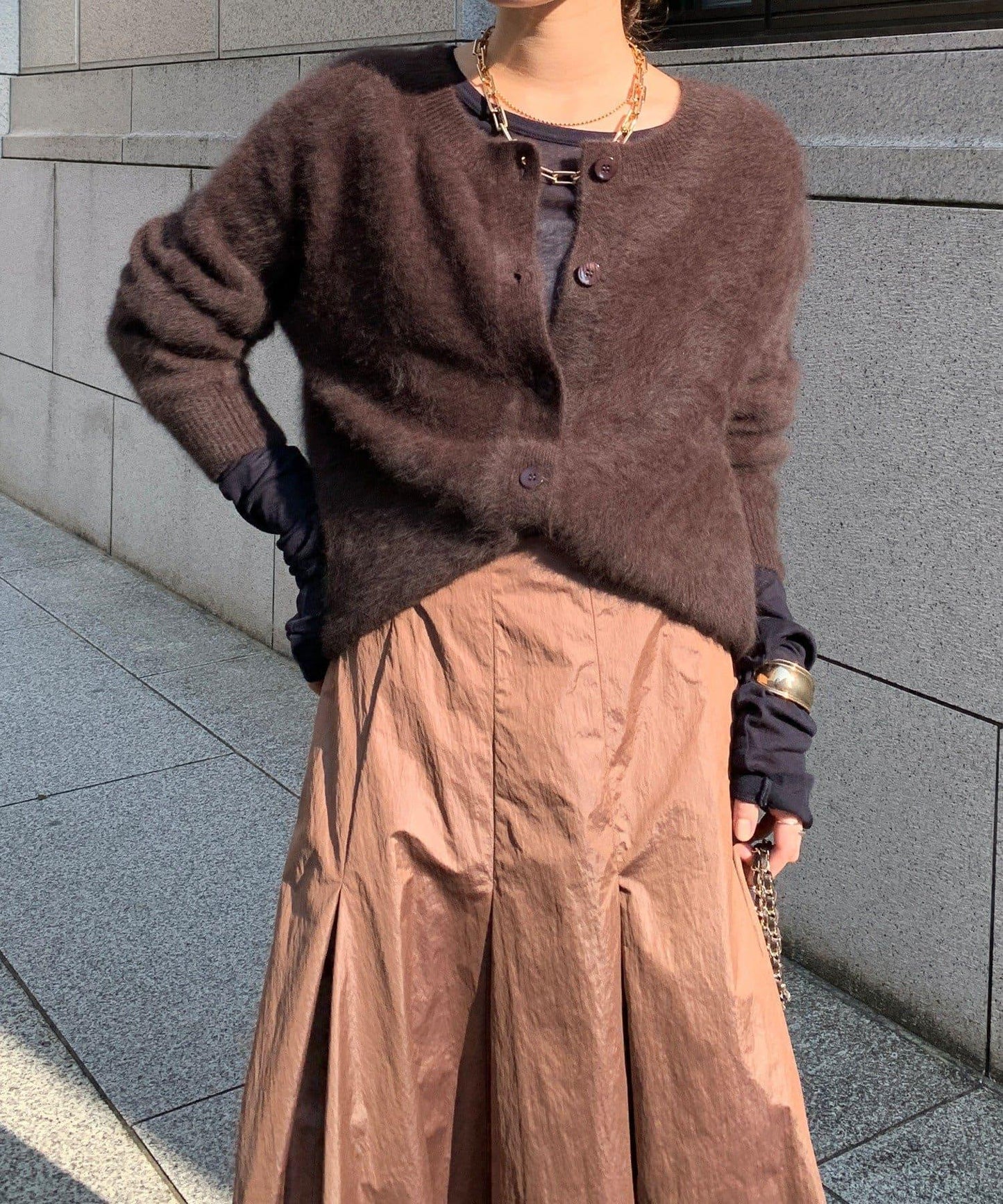 羊絨開衫