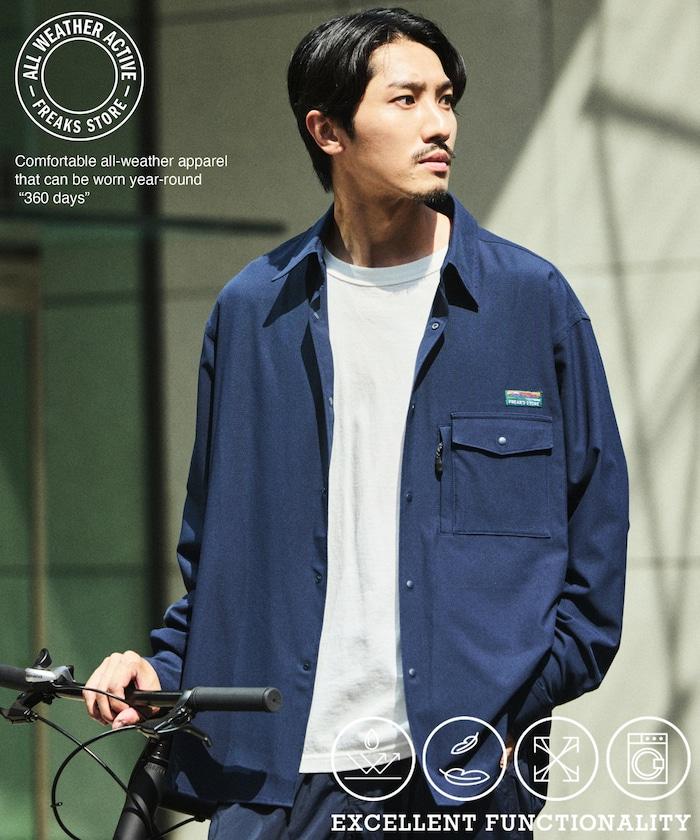 ALL WEATHER ACTIVE WEAR/全氣候運動休閒寬鬆口袋襯衫