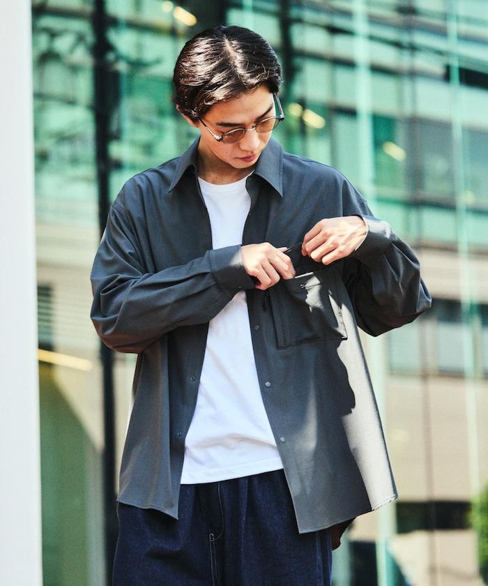 ALL WEATHER ACTIVE WEAR/全氣候運動休閒寬鬆口袋襯衫