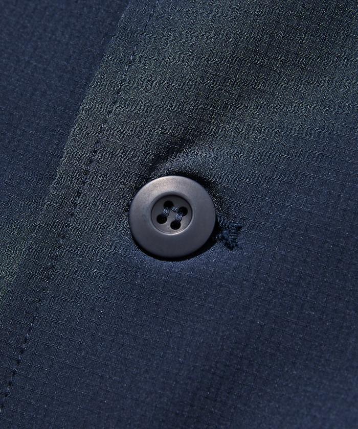 ALL WEATHER ACTIVE WEAR 全氣候活力服裝 舒適版型無領夾克套裝/寬鬆長褲