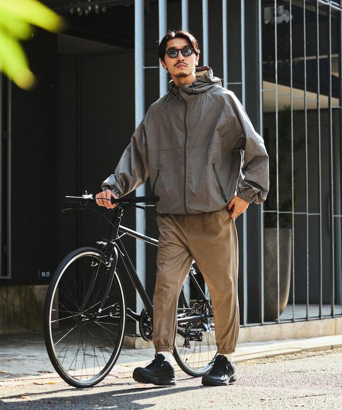 全氣候運動服 鈦加工尼龍連帽夾克