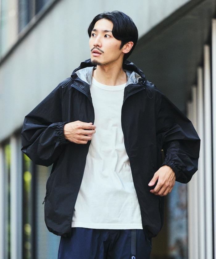 全氣候運動服 鈦加工尼龍連帽夾克