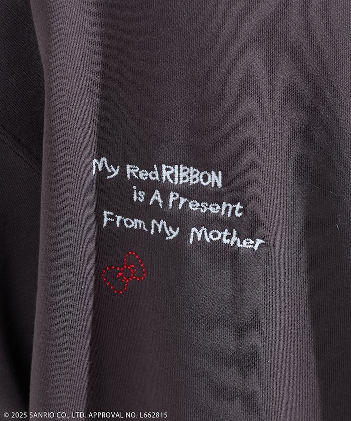 'HELLO KITTY' MESSAGE 刺繡衛衣