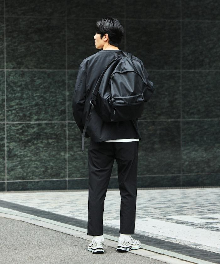 ALL WEATHER ACTIVE WEAR 全氣候活力服裝 舒適版型無領夾克套裝/寬鬆長褲