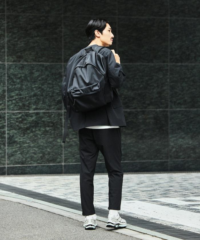 ALL WEATHER ACTIVE WEAR 全氣候活力服裝 舒適版型無領夾克套裝/寬鬆長褲