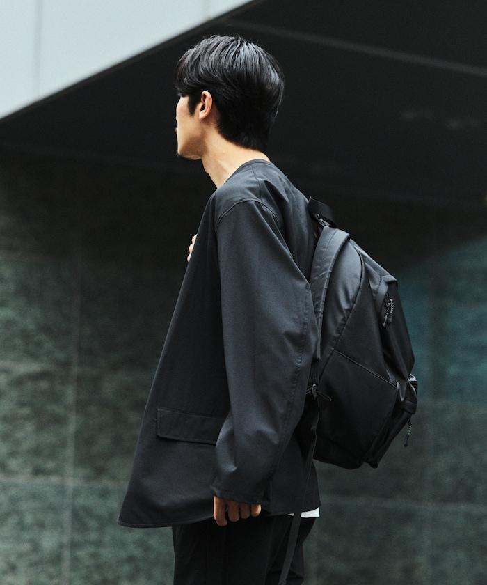 ALL WEATHER ACTIVE WEAR 全氣候活力服裝 舒適版型無領夾克套裝/寬鬆長褲