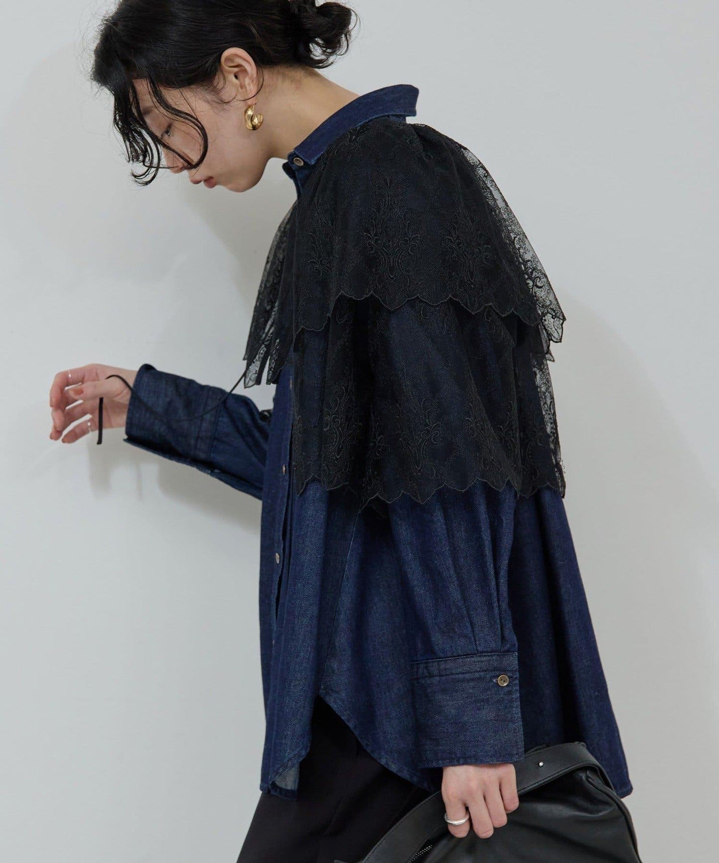 【25週年紀念款】波浪邊蕾絲短外套
