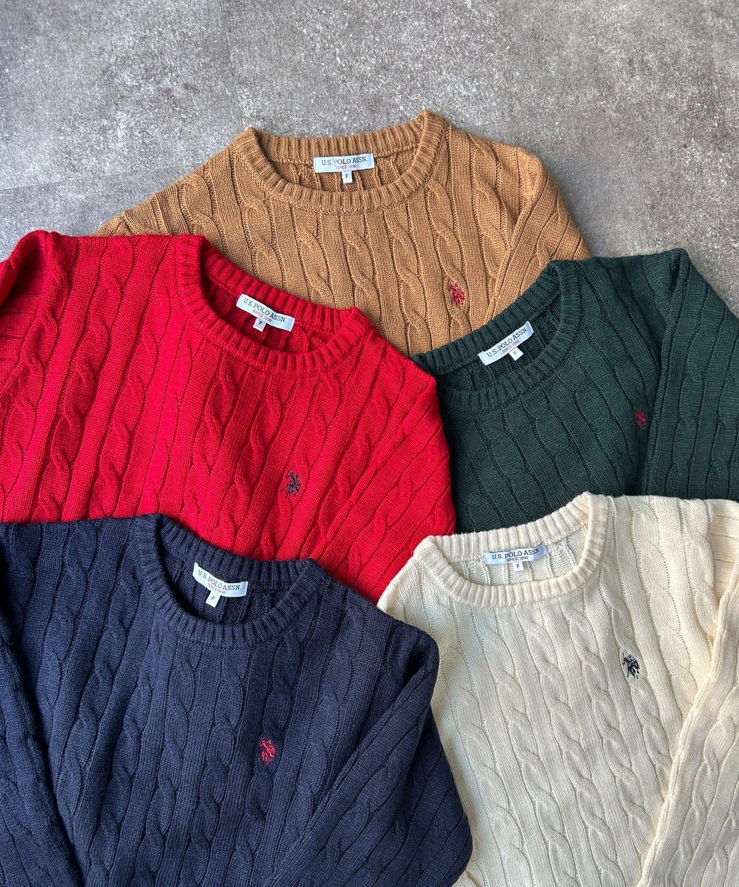 【U.S. POLO ASSN.】麻花針織衫