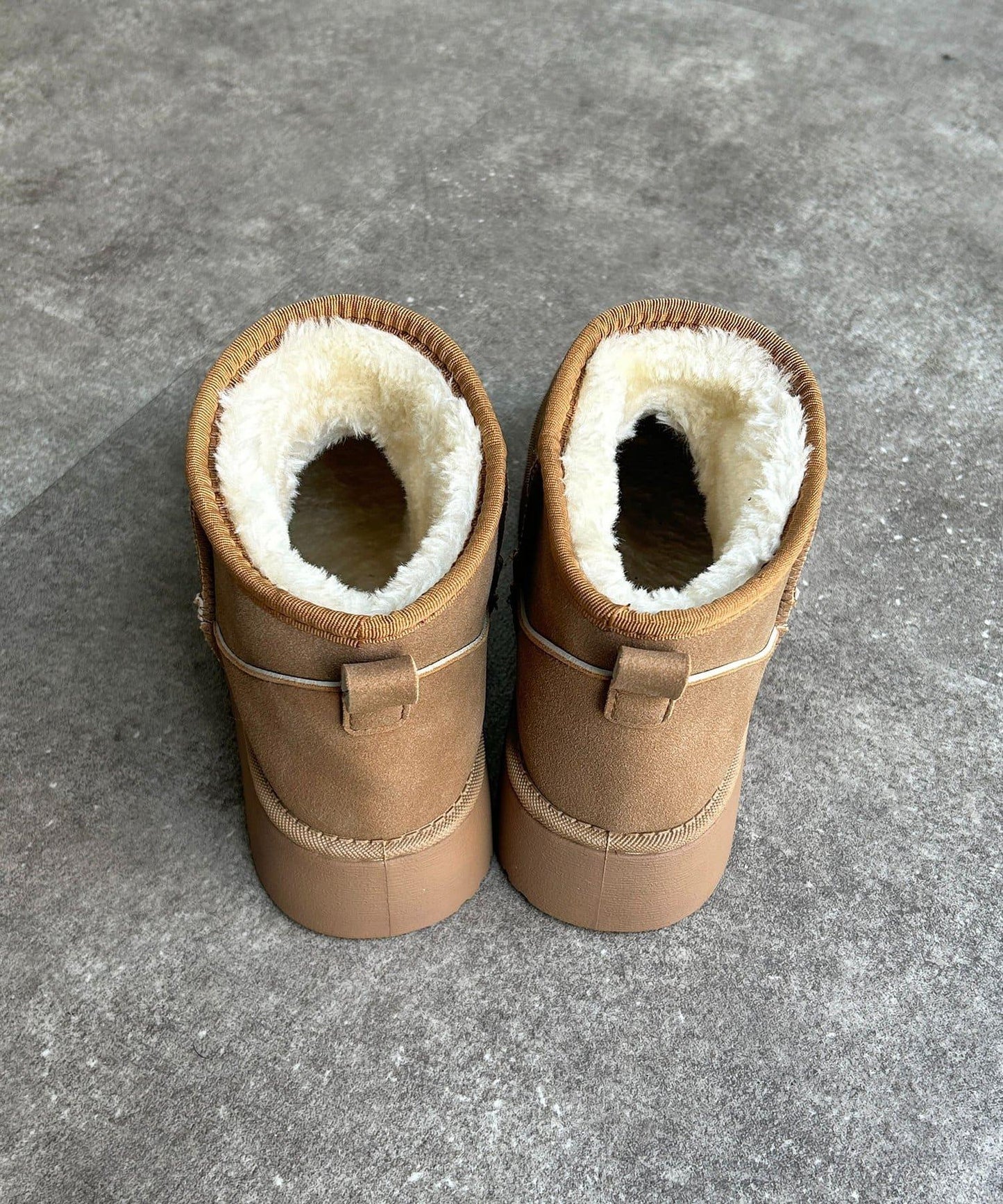 厚底羊毛靴