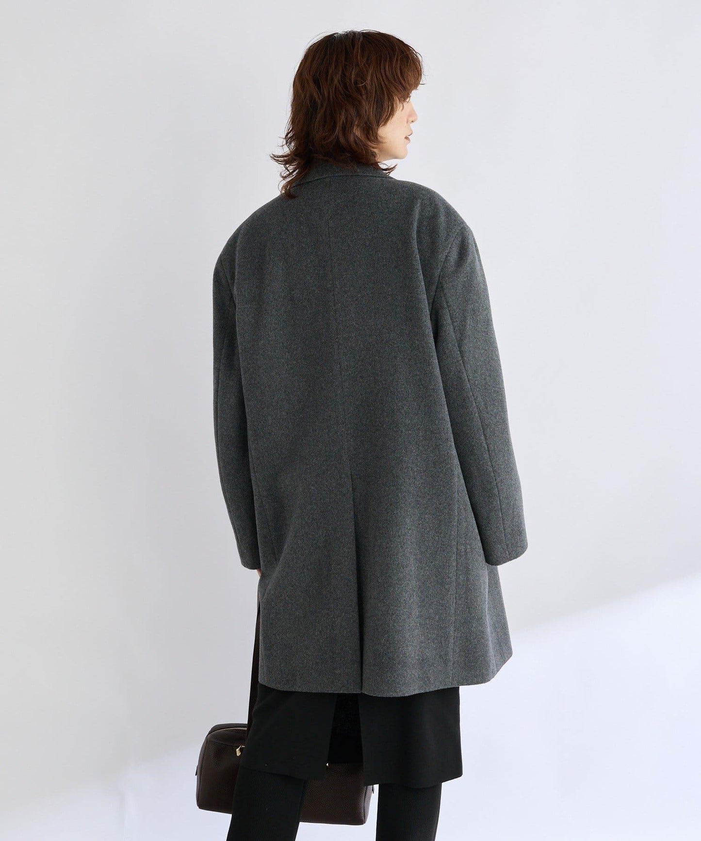 【優雅幹練】羊毛海狸呢西裝領大衣