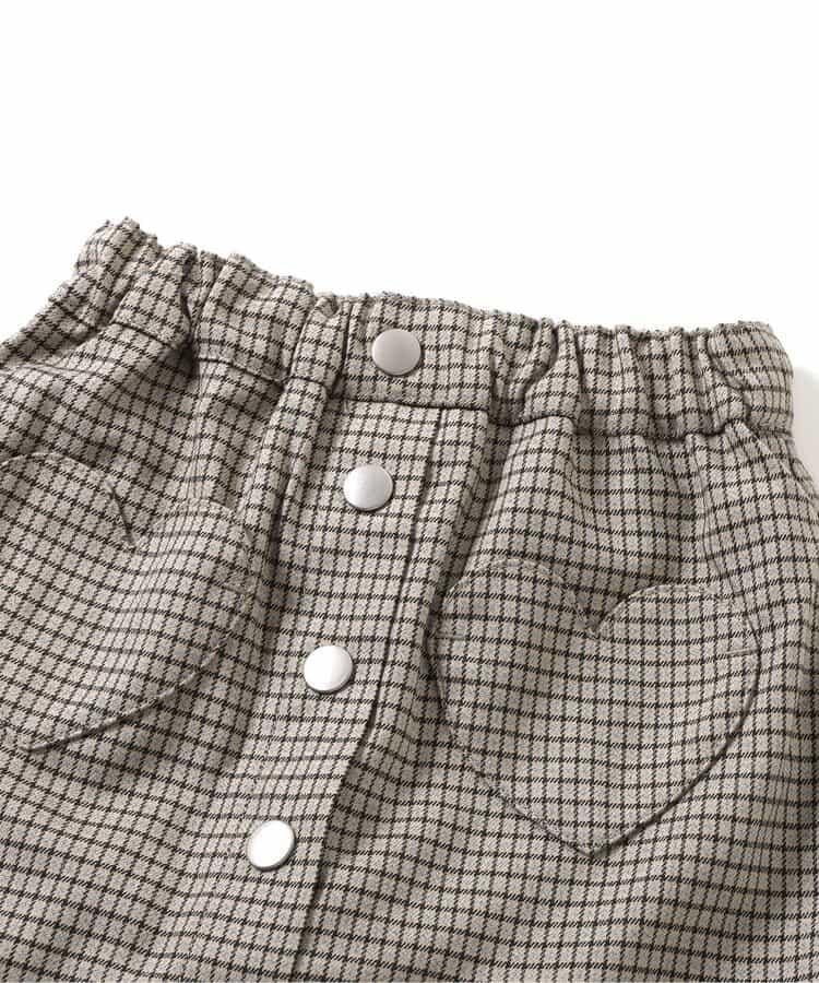 愛心口袋內襯短褲裙