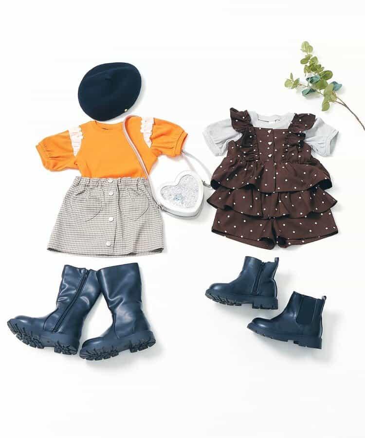 愛心口袋內襯短褲裙