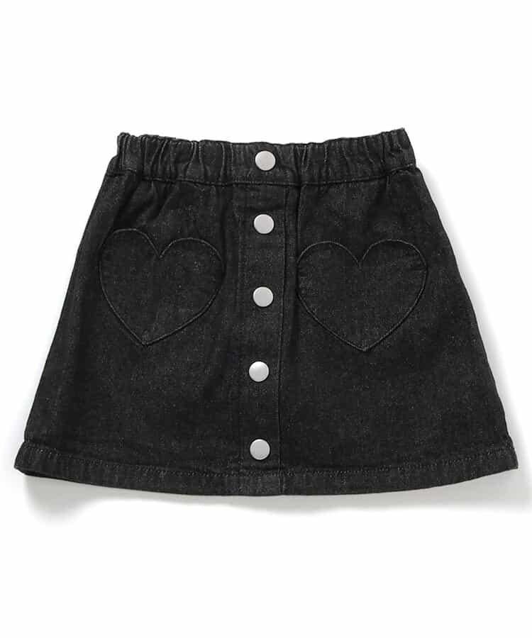 愛心口袋內襯短褲裙