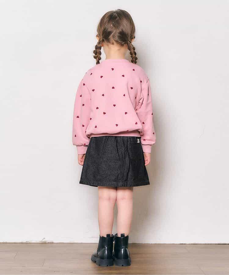 愛心口袋內襯短褲裙