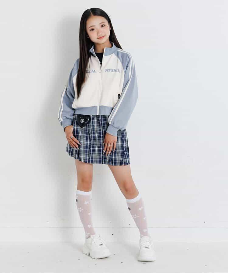 星星圖案透膚高筒襪