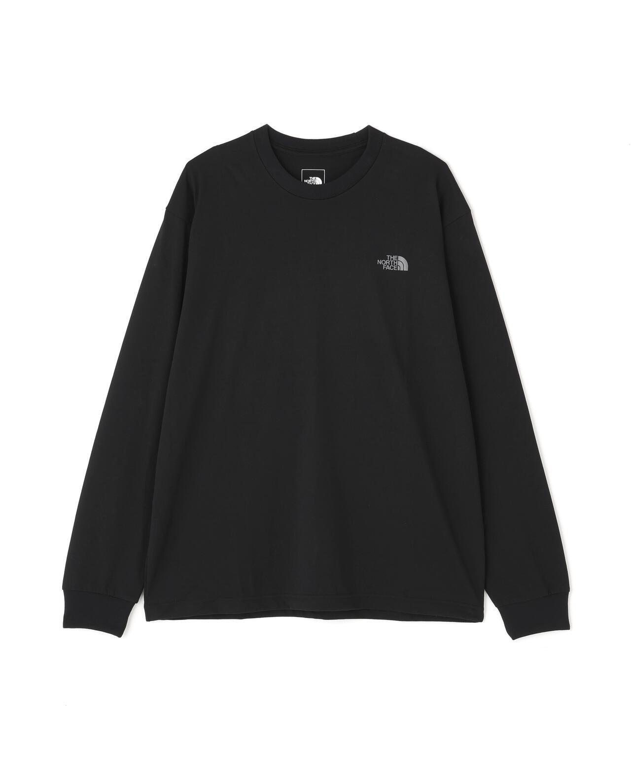 THE NORTH FACE/長袖背部方形標誌T恤