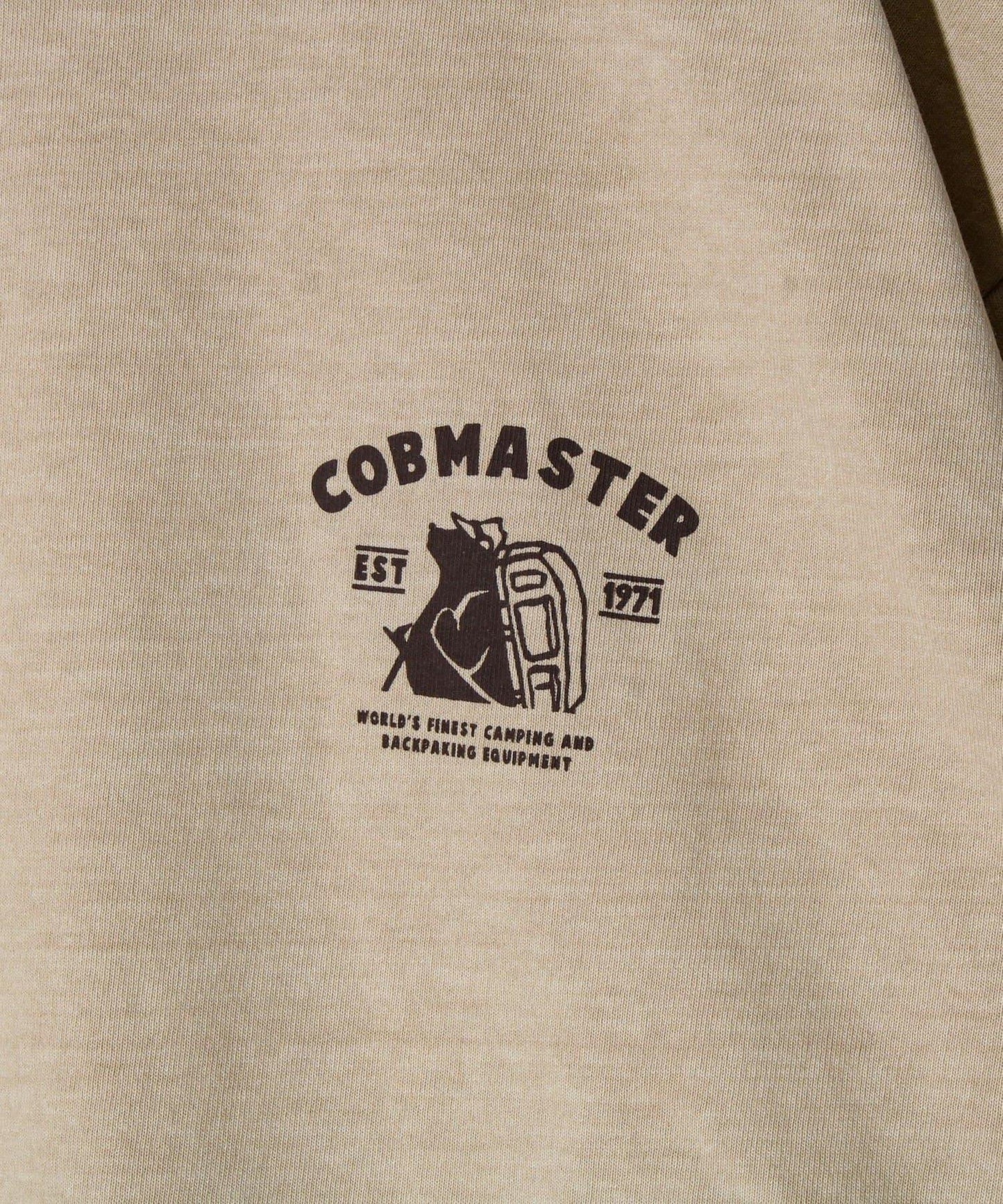 【COBMASTER/コブマスター】OE精梳棉標準標誌長袖T恤