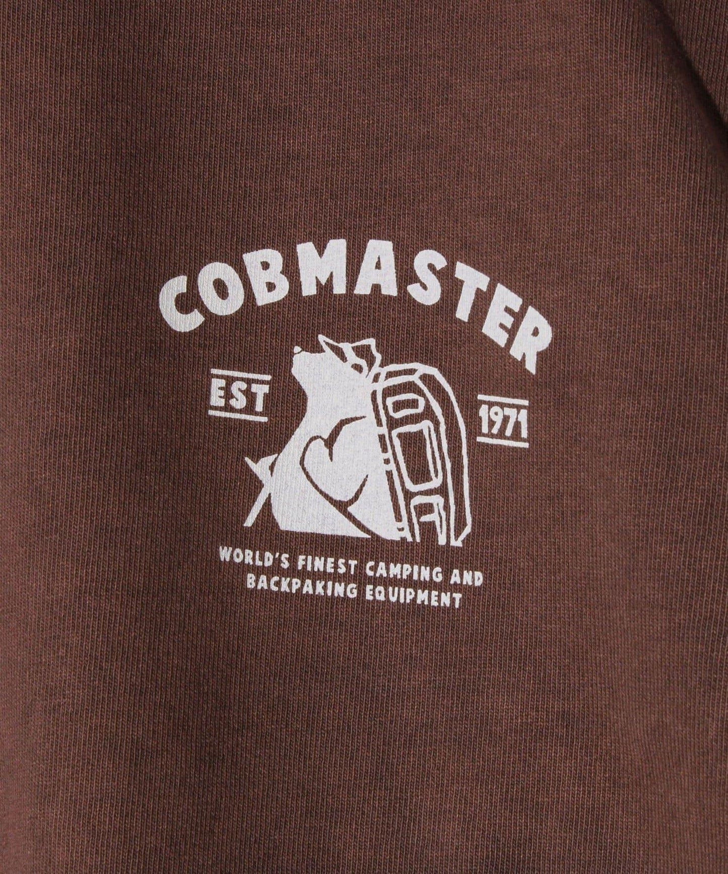 【COBMASTER/コブマスター】OE精梳棉標準標誌長袖T恤