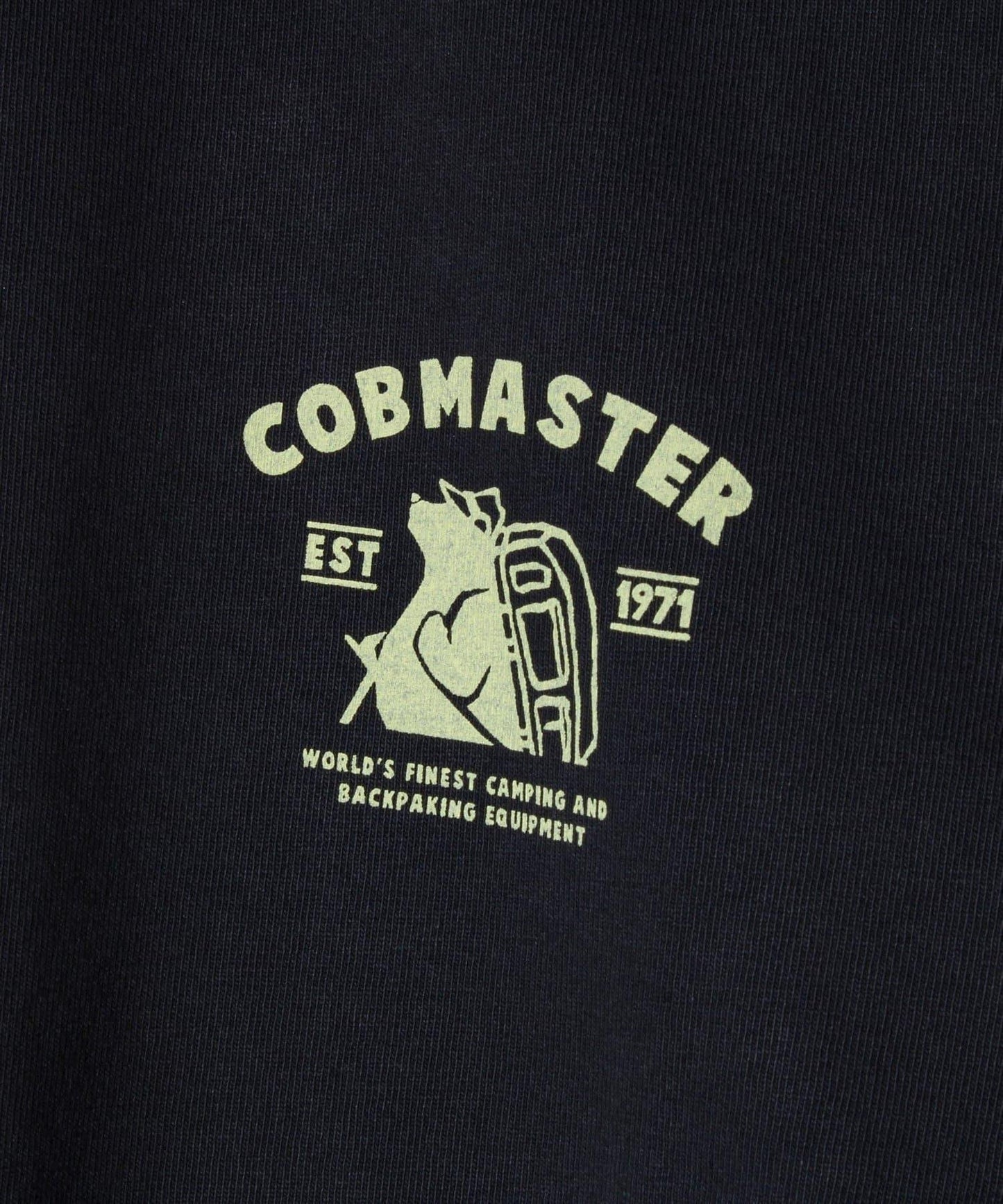 【COBMASTER/コブマスター】OE精梳棉標準標誌長袖T恤