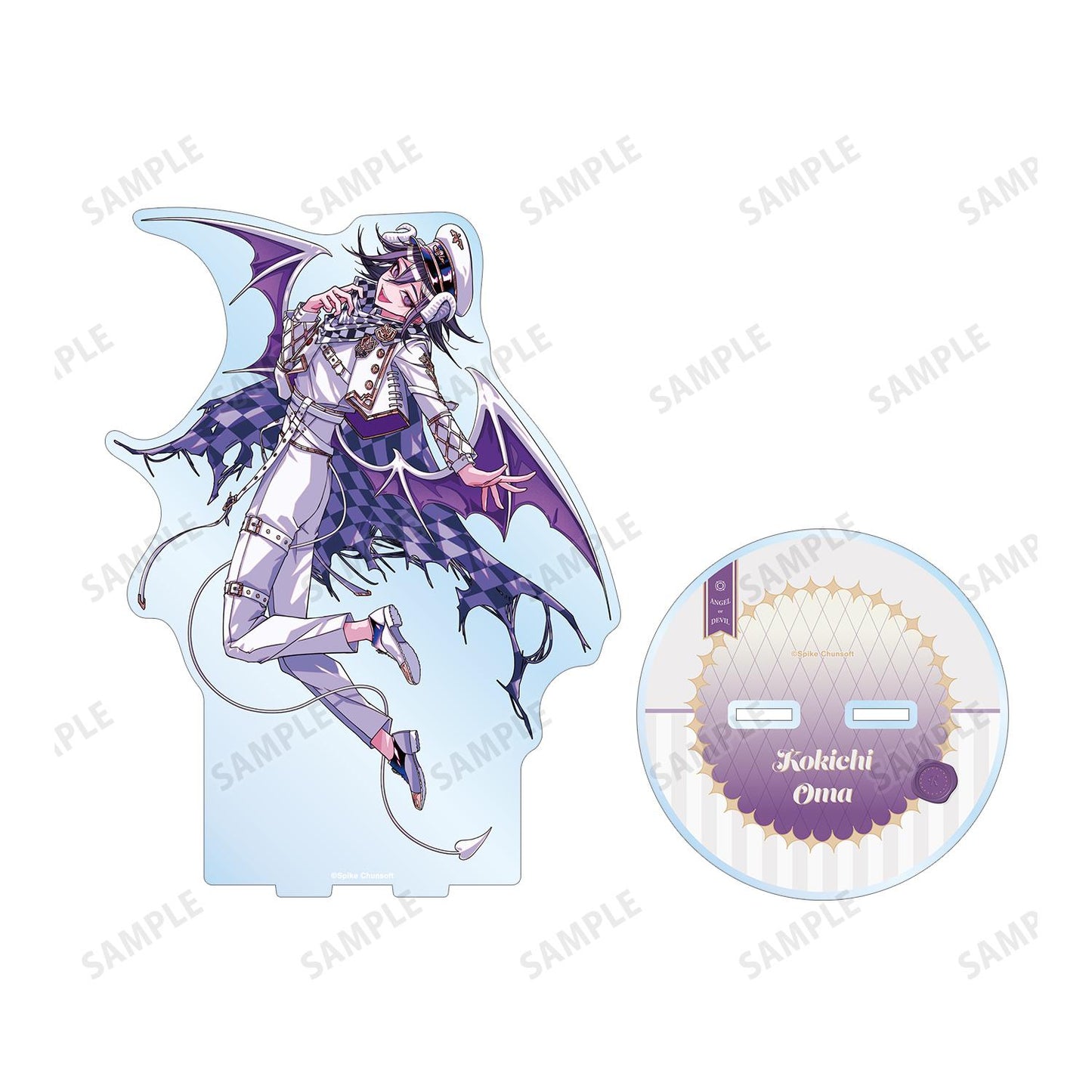 《彈丸論破》_めつぶしあんこさん插畫 王馬小吉 天使與惡魔ver. 特大亞克力立牌